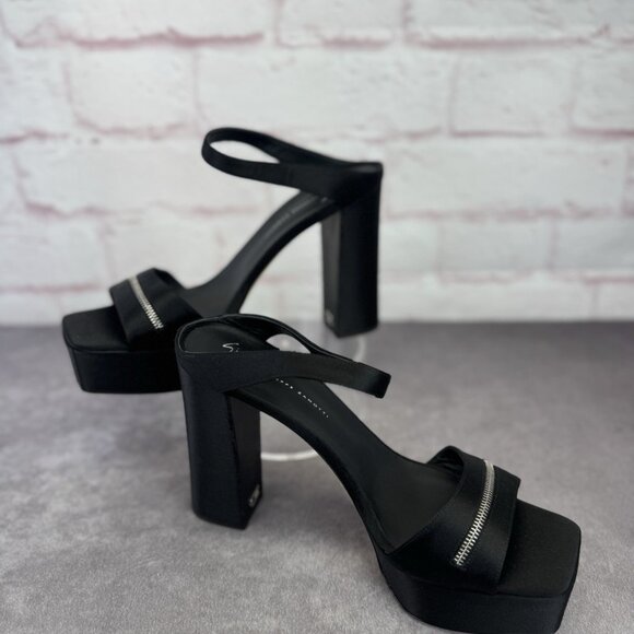 Giuseppe Zanotti Tytania Black Platform Heels - Picture 4 of 11